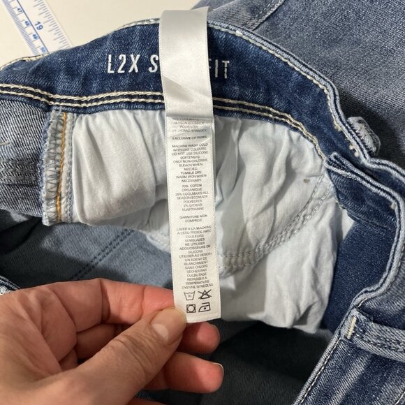 Duer L2X Slim Fit Blue Jeans Men's Size 30 X 34 - Picture 10 of 14